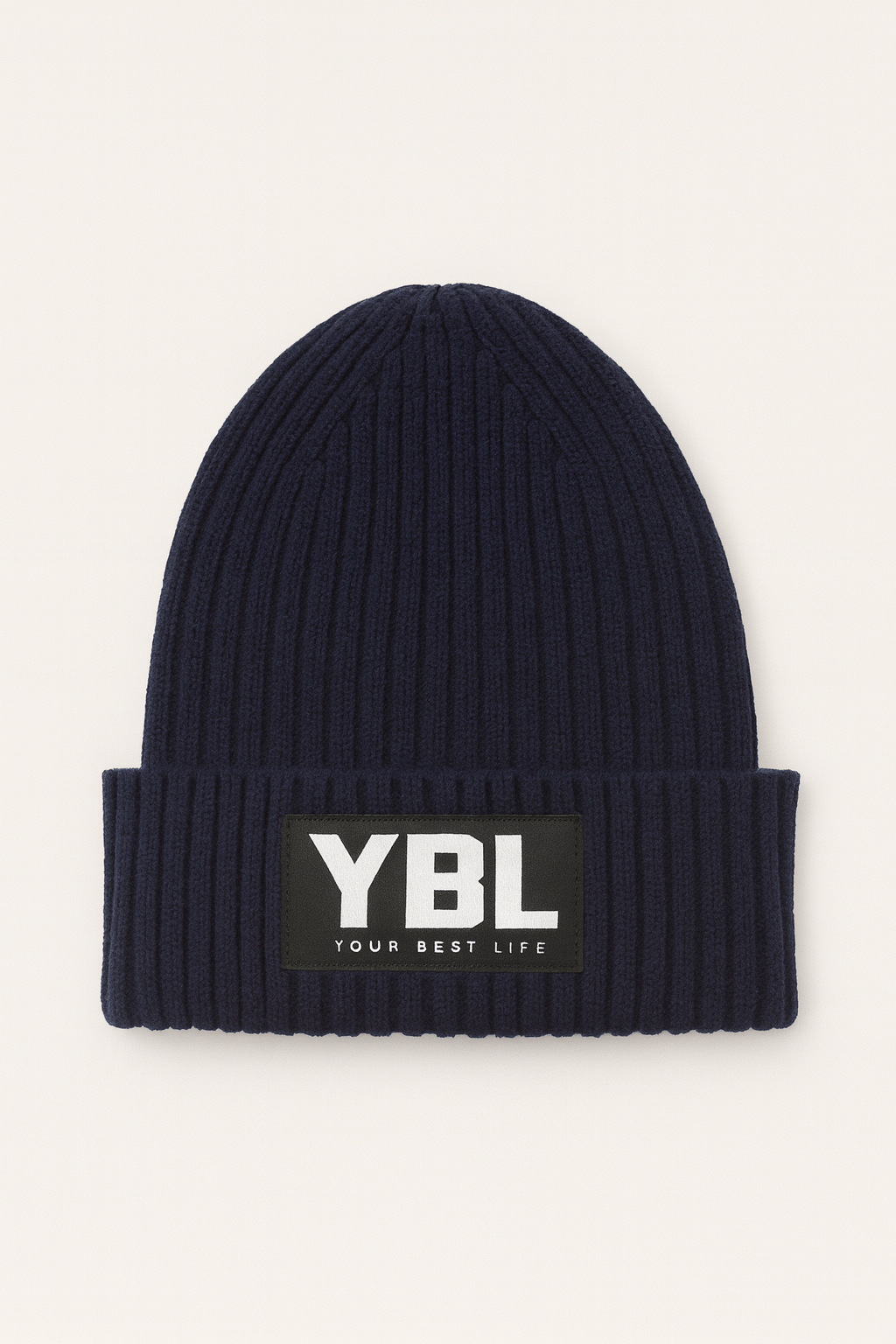 Organic Cotton Kids Beanie in Oxford Navy