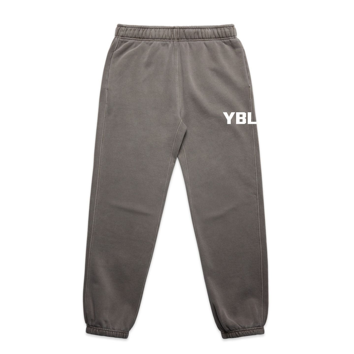 Unisex Acid Wash Heavy Oversized Joggers in Faded Grey
