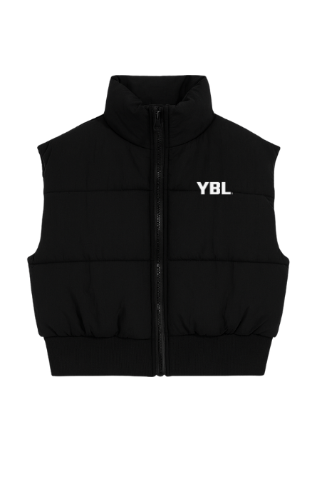Short Gilet Inside pocket in Black