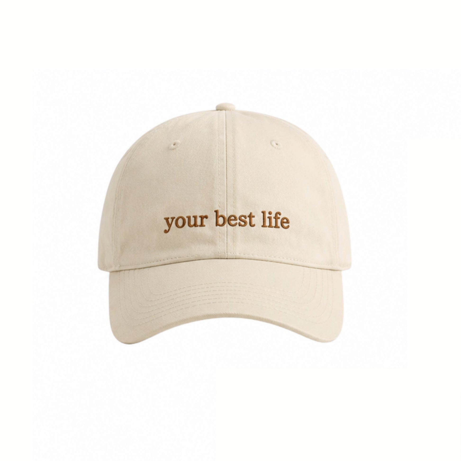 YOUR BEST LIFE CAP IN CREAM