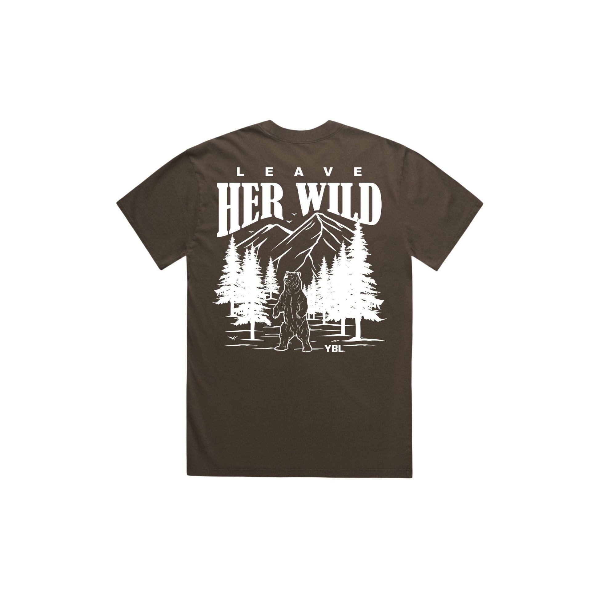LEAVE HER WILD T IN BROWN