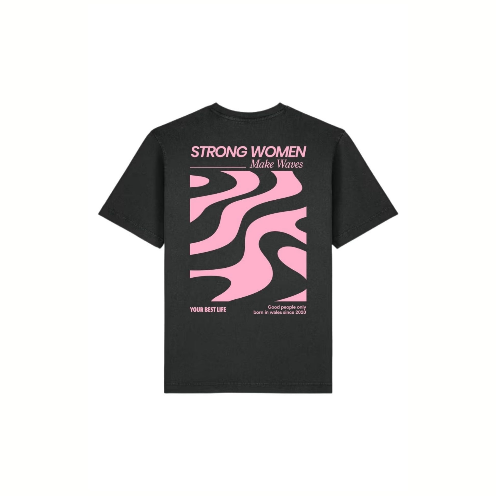 STRONG WOMEN RELAX FIT T IN BLACK