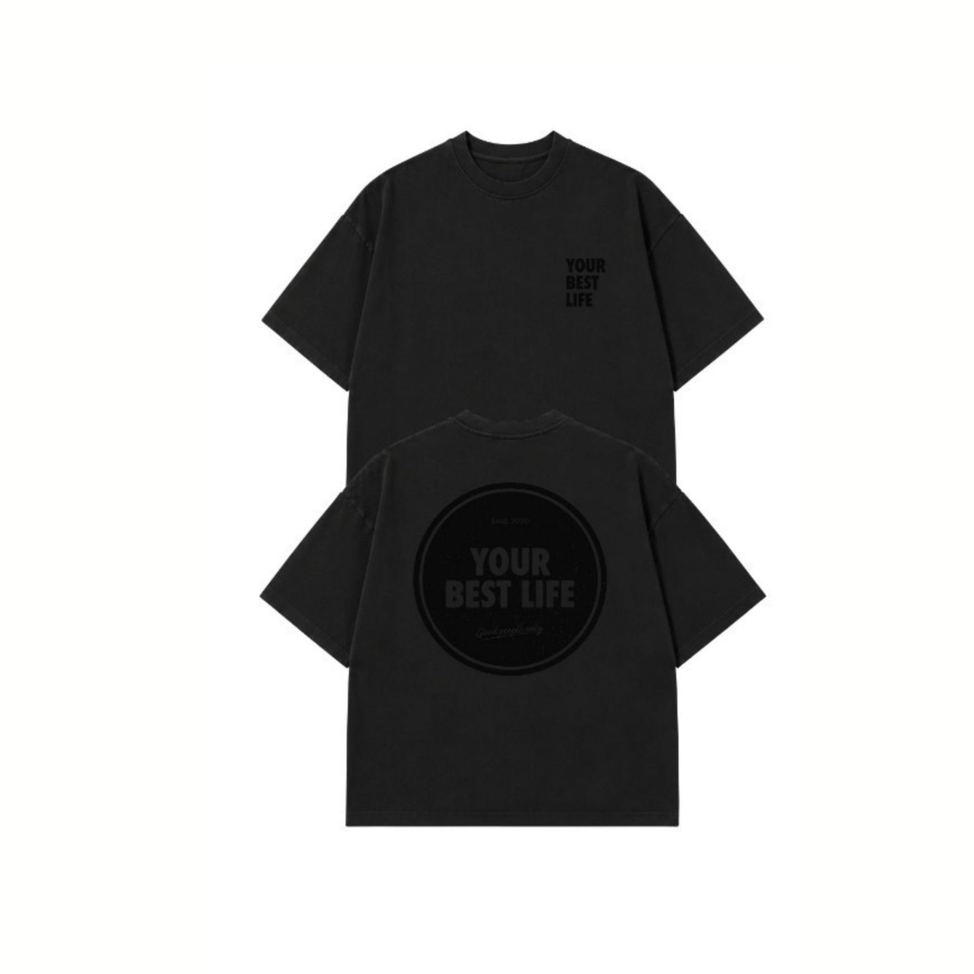 BLACK ON BLACK T