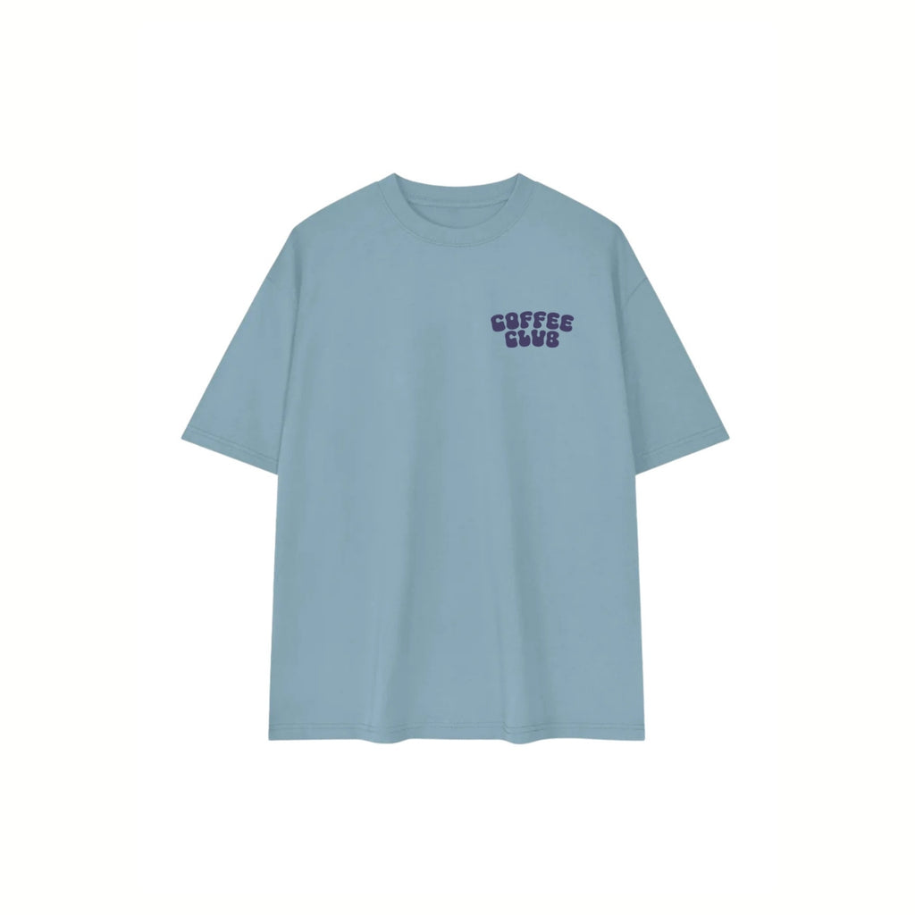 COFFEE CLUB T IN BLUE