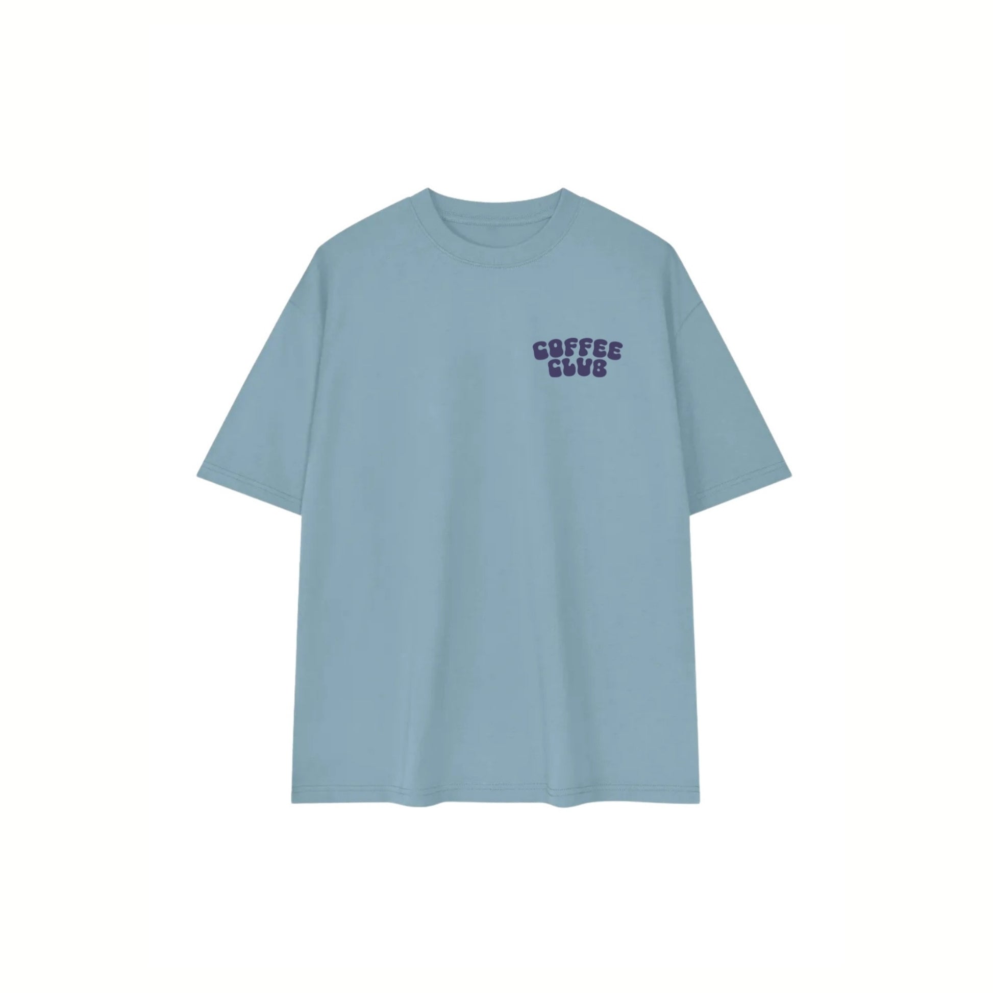 COFFEE CLUB T IN BLUE