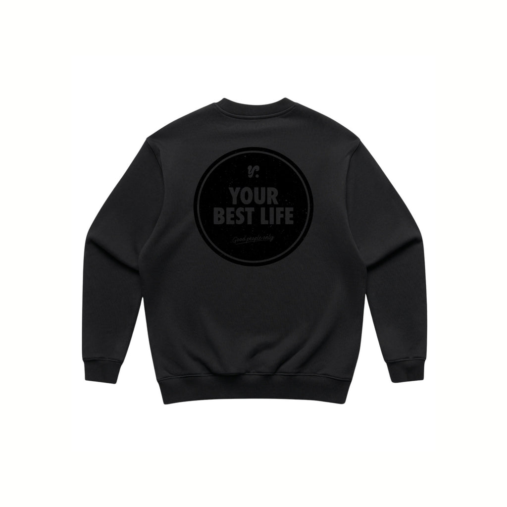 BLACK ON BLACK SWEAT