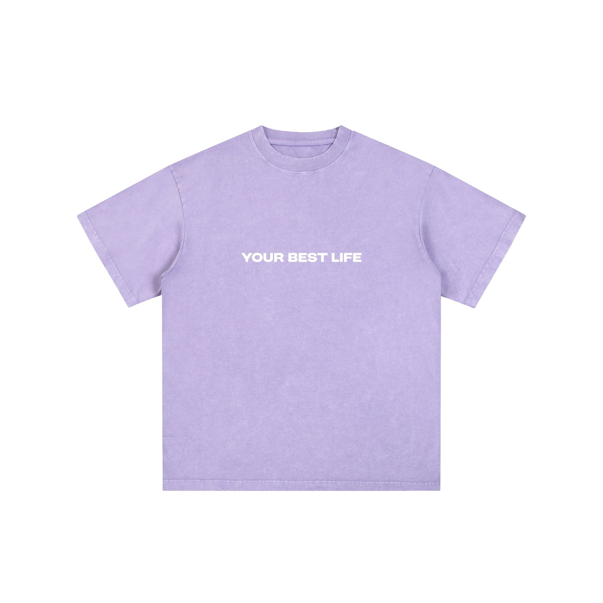 Acid Wash Relax fit Tee in Acid Wash Lilac