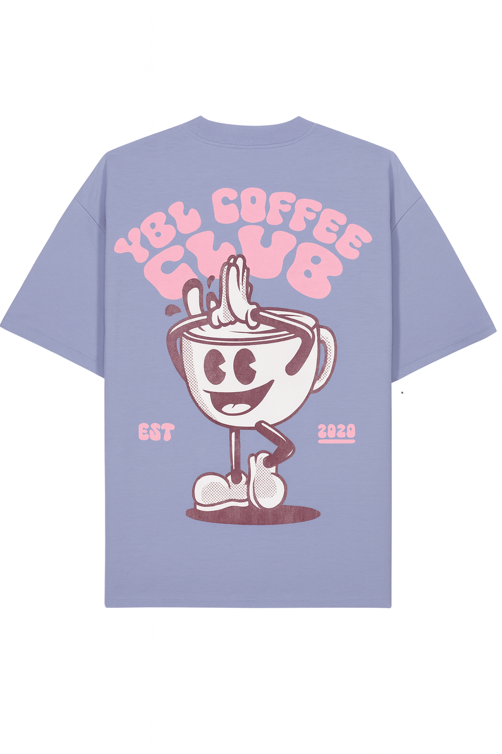 Coffee Club Tee in Lilac