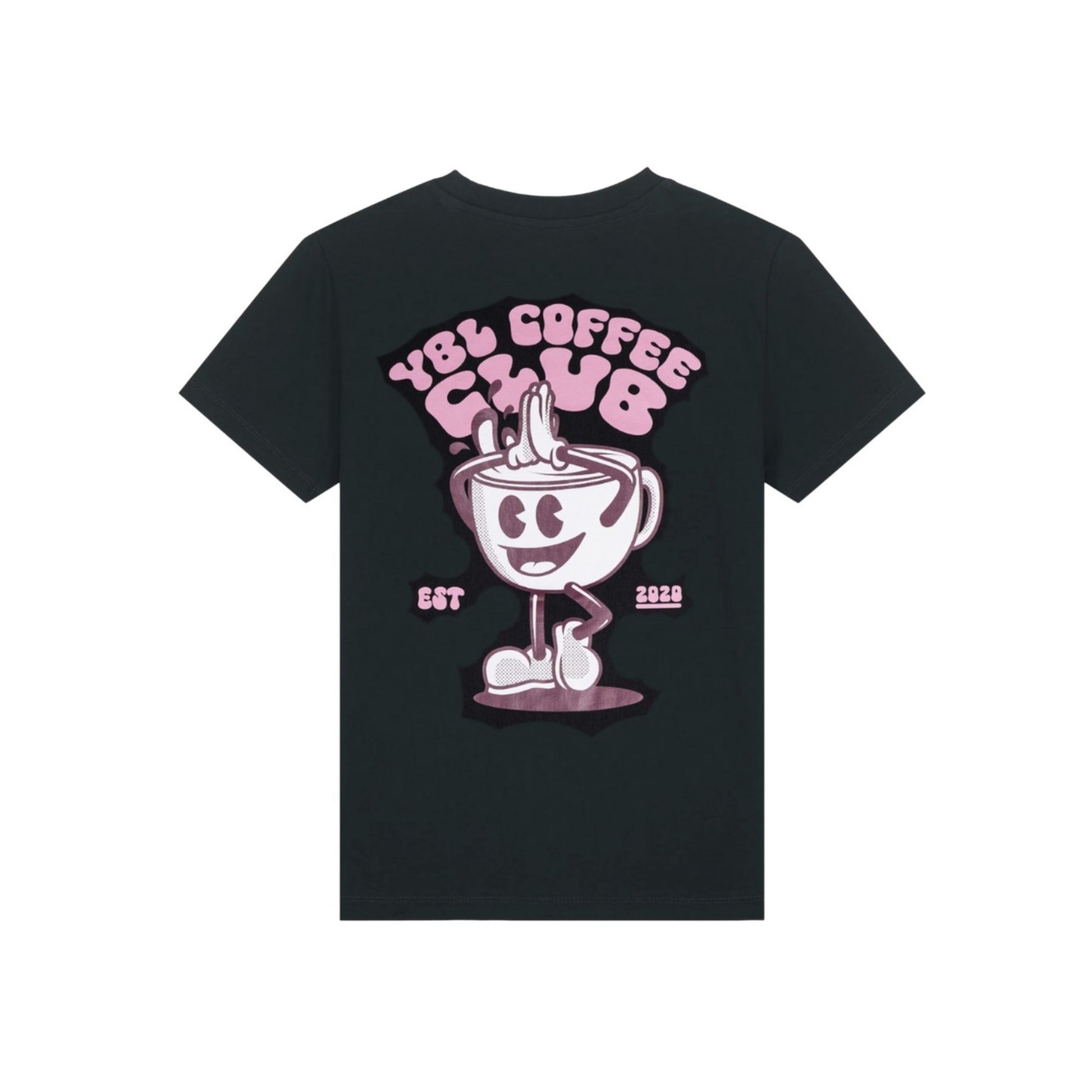 Coffee Club Kids Fit Tee in Black