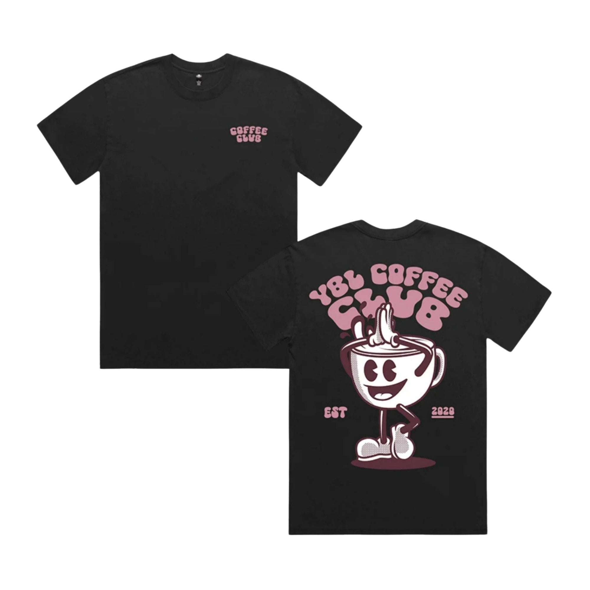 Coffee Club womens fit faded T