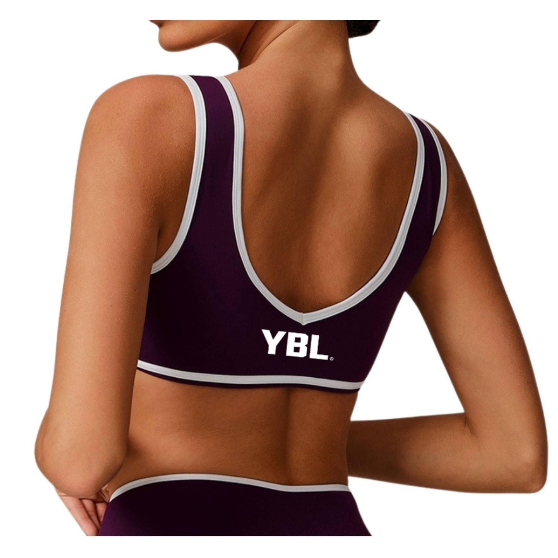 Contrast Sports Bras in Black