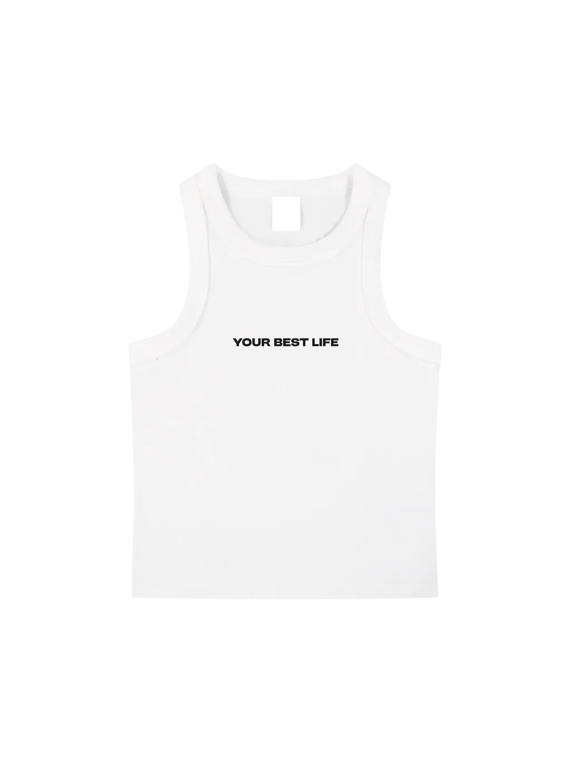 Snow Washed Tank Top in White