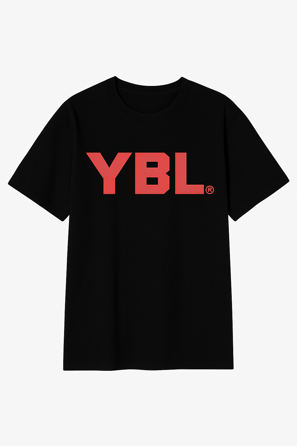 Acid wash oversized Black with YBL in light red