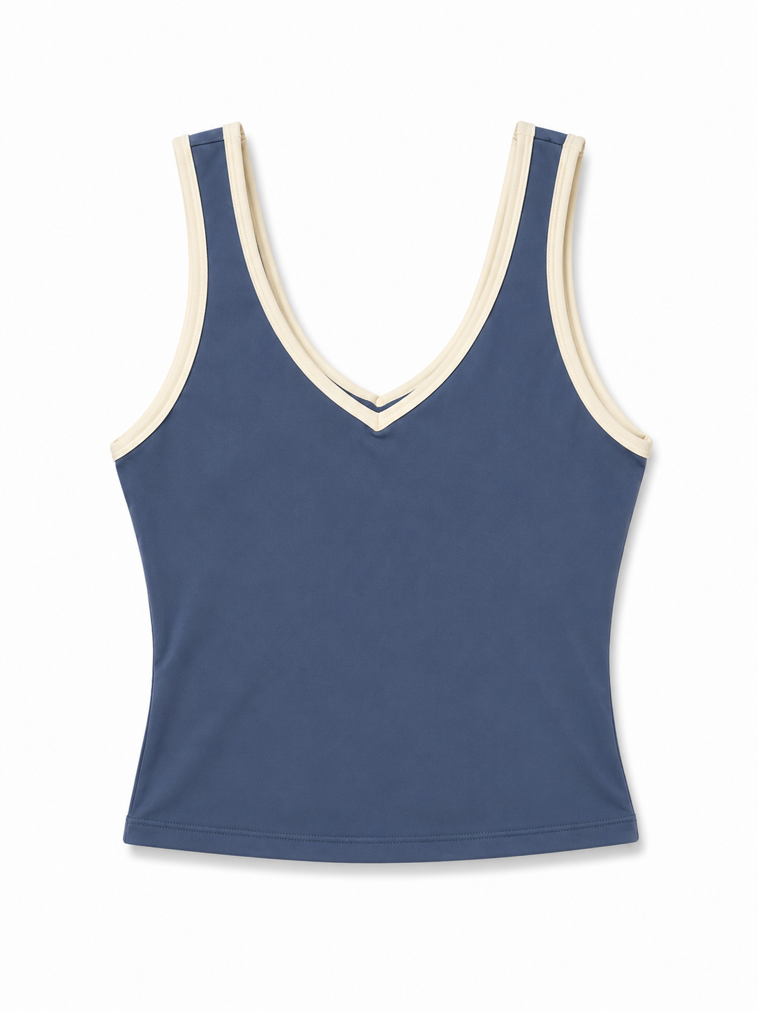 SALE. athletic blue contrast tank