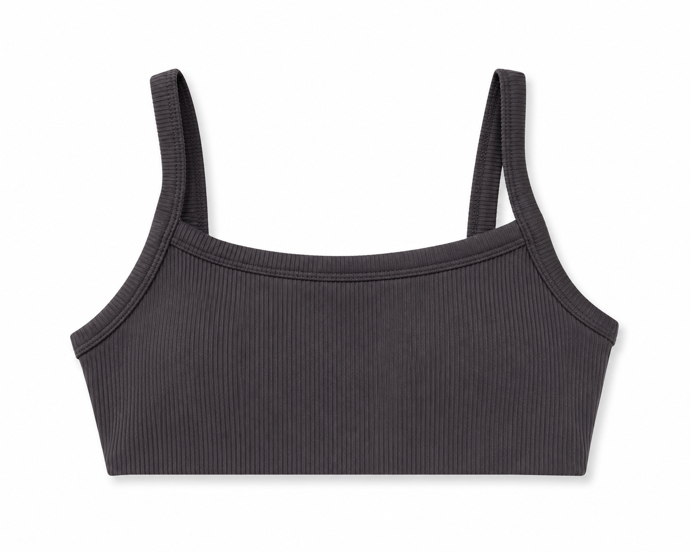 SALE. black ribbed bra