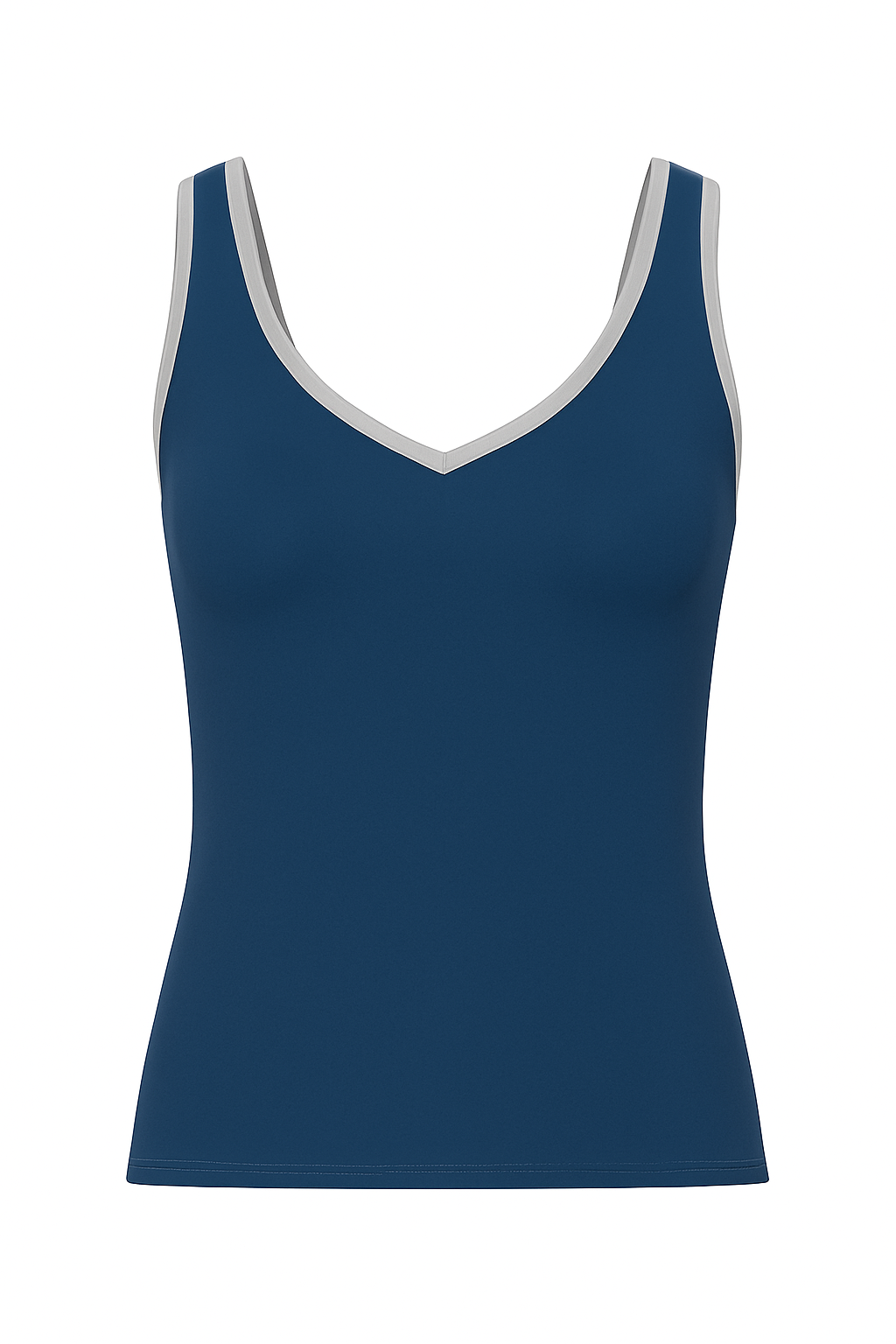Contrast Vest in Athletic Blue
