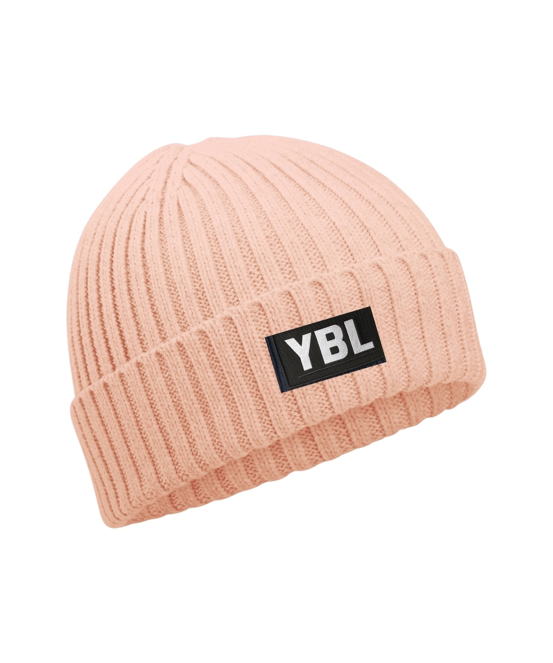 Organic Cotton Kids Beanie in Peach