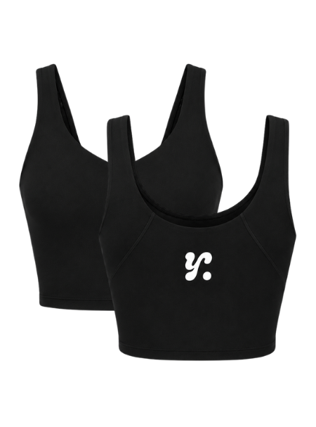 Your Best Life Sports Bra in Black