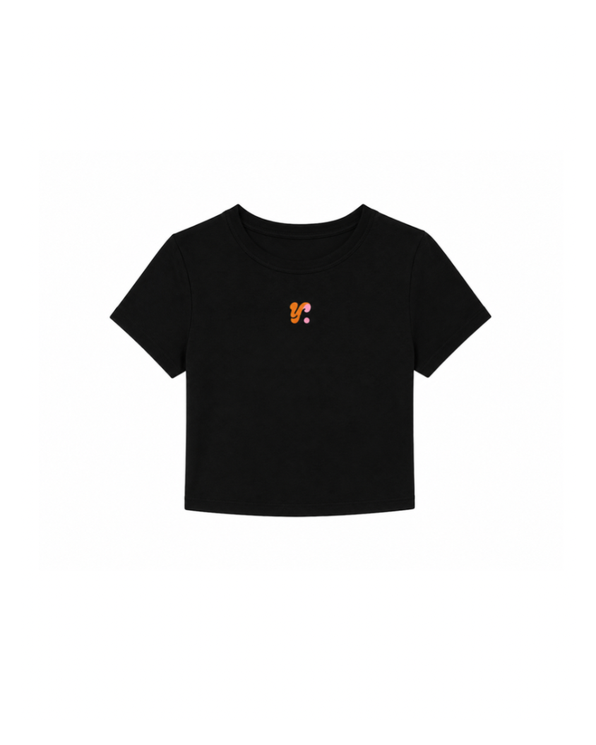 TIGHT FITTED T SHIRT IN BLACK
