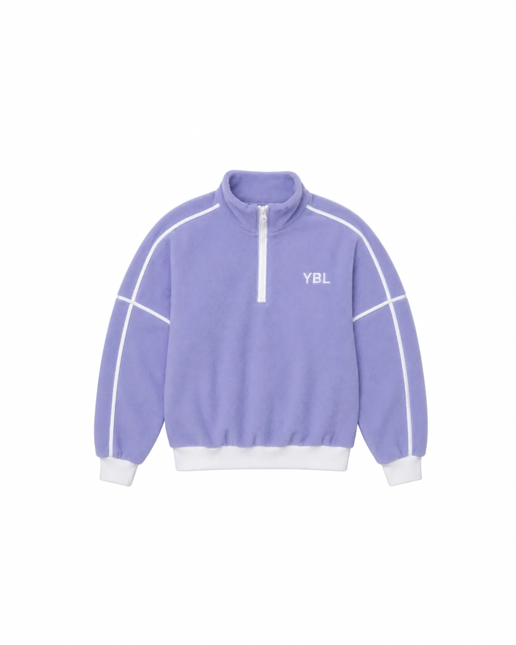 The YBL 1/4 Zip Fleece - Light Purple
