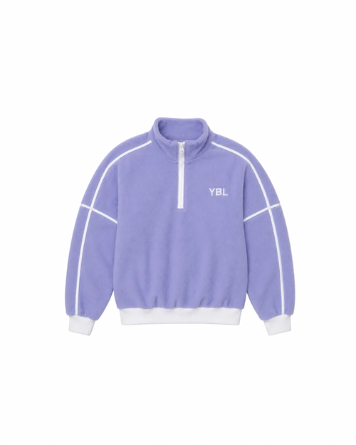 The YBL 1/4 Zip Fleece - Light Purple