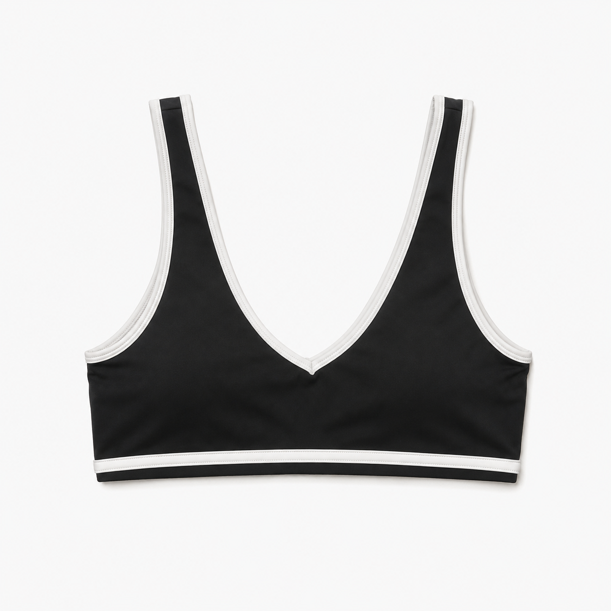 SALE. black contrast bra in XL