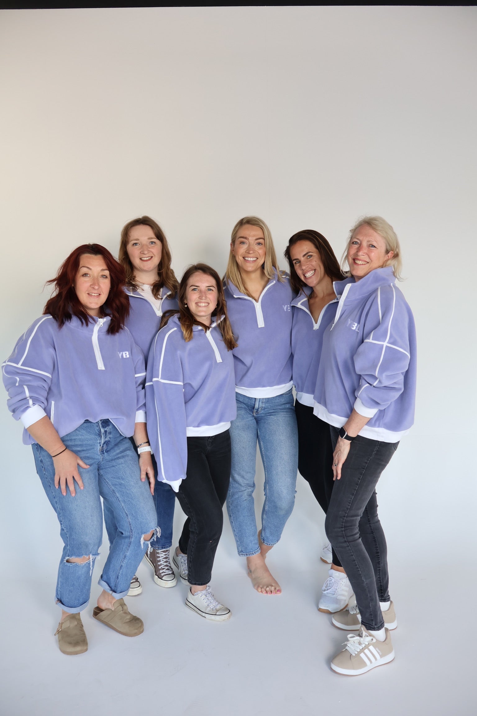 The YBL 1/4 Zip Fleece - Light Purple