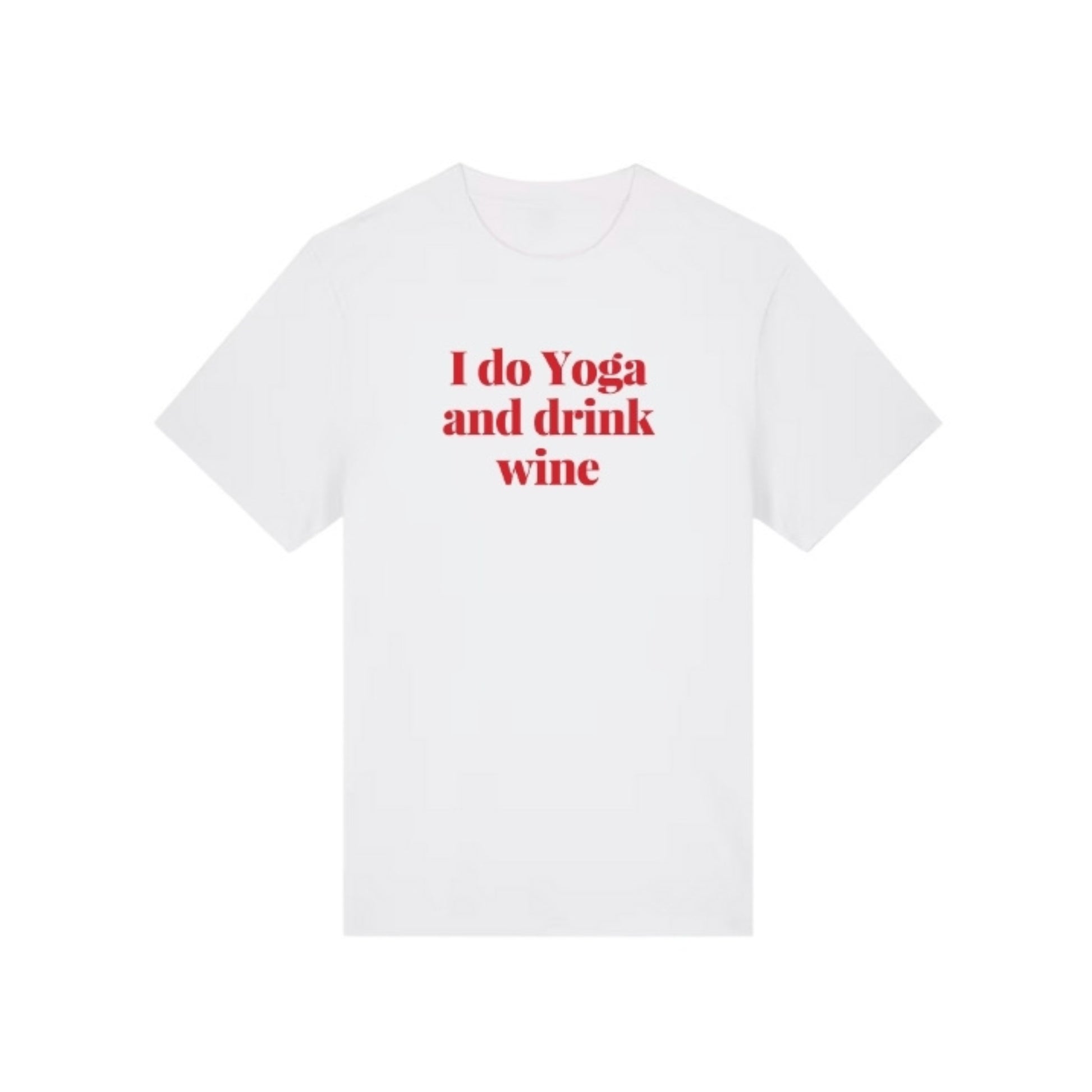 I Do Yoga Heavy Oversized Tee in White