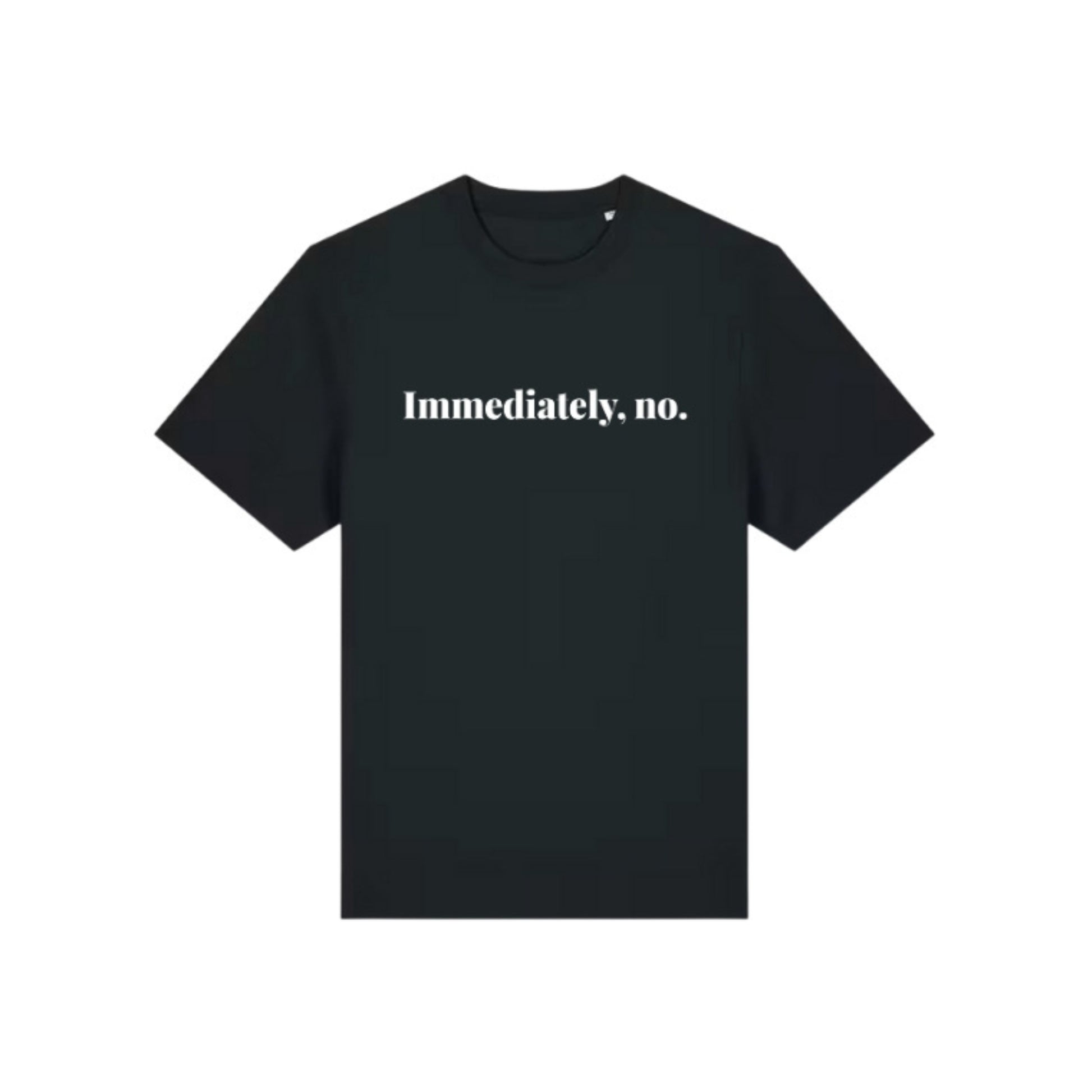 Immediately No Heavy Oversized Tee in Black