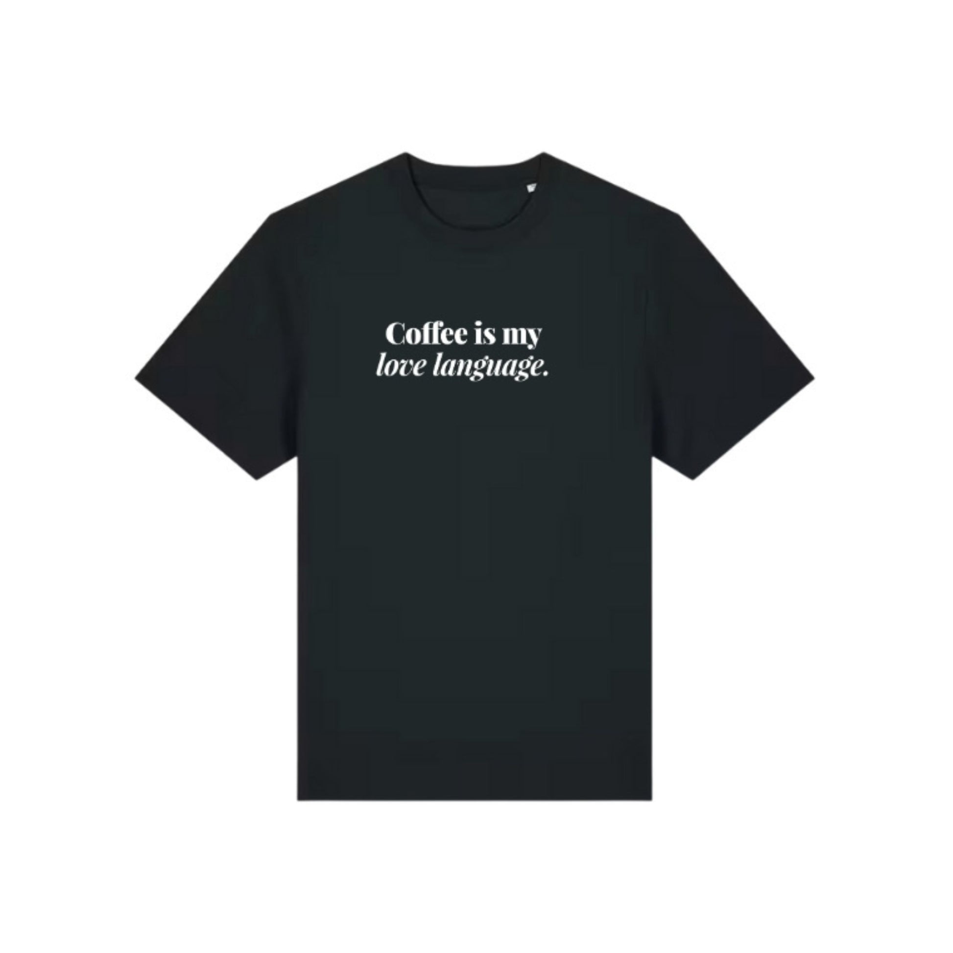Love Language Heavy Oversized Tee in Black
