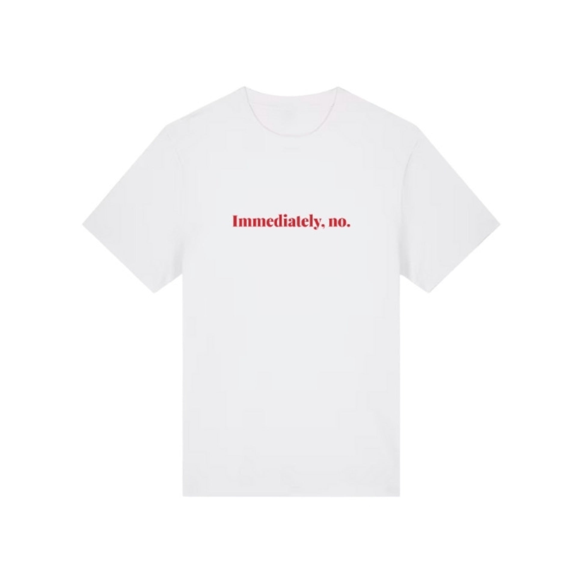 Immediately No Heavy Oversized Tee in White