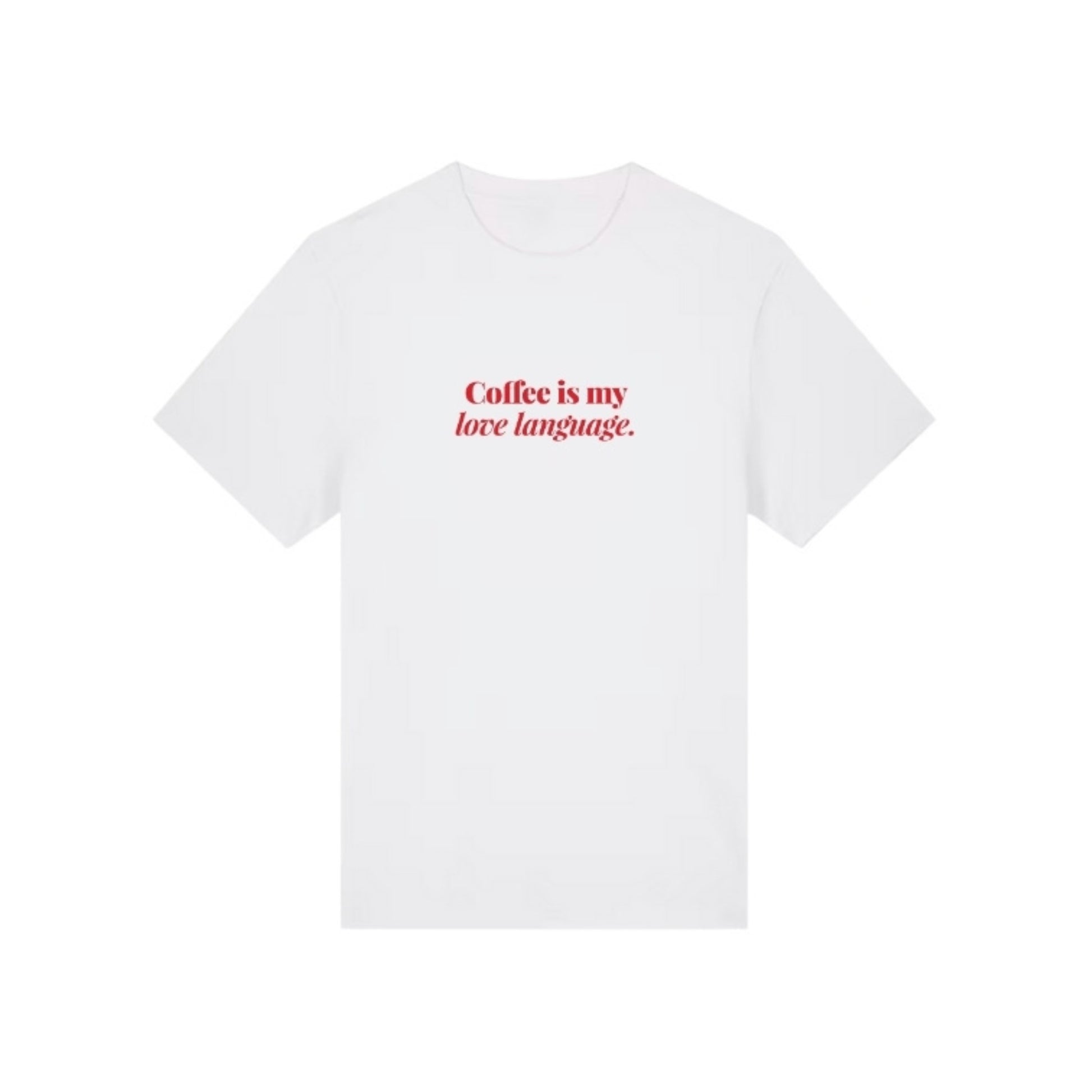 Love Language Heavy Oversized Tee in White