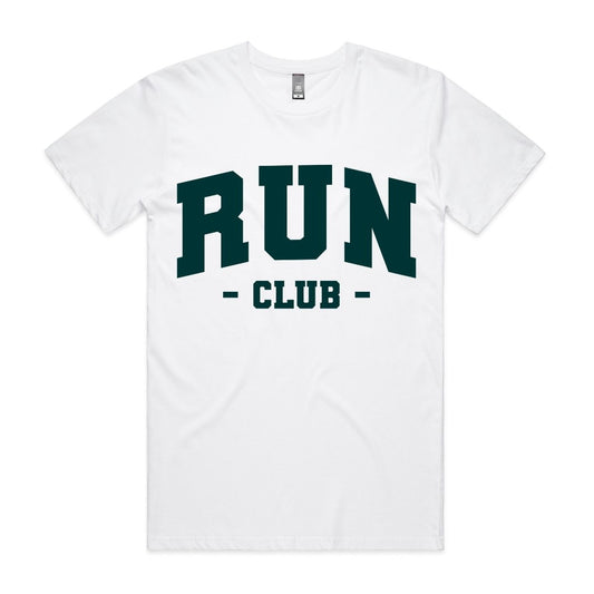 The Run Club Staple Tee in White