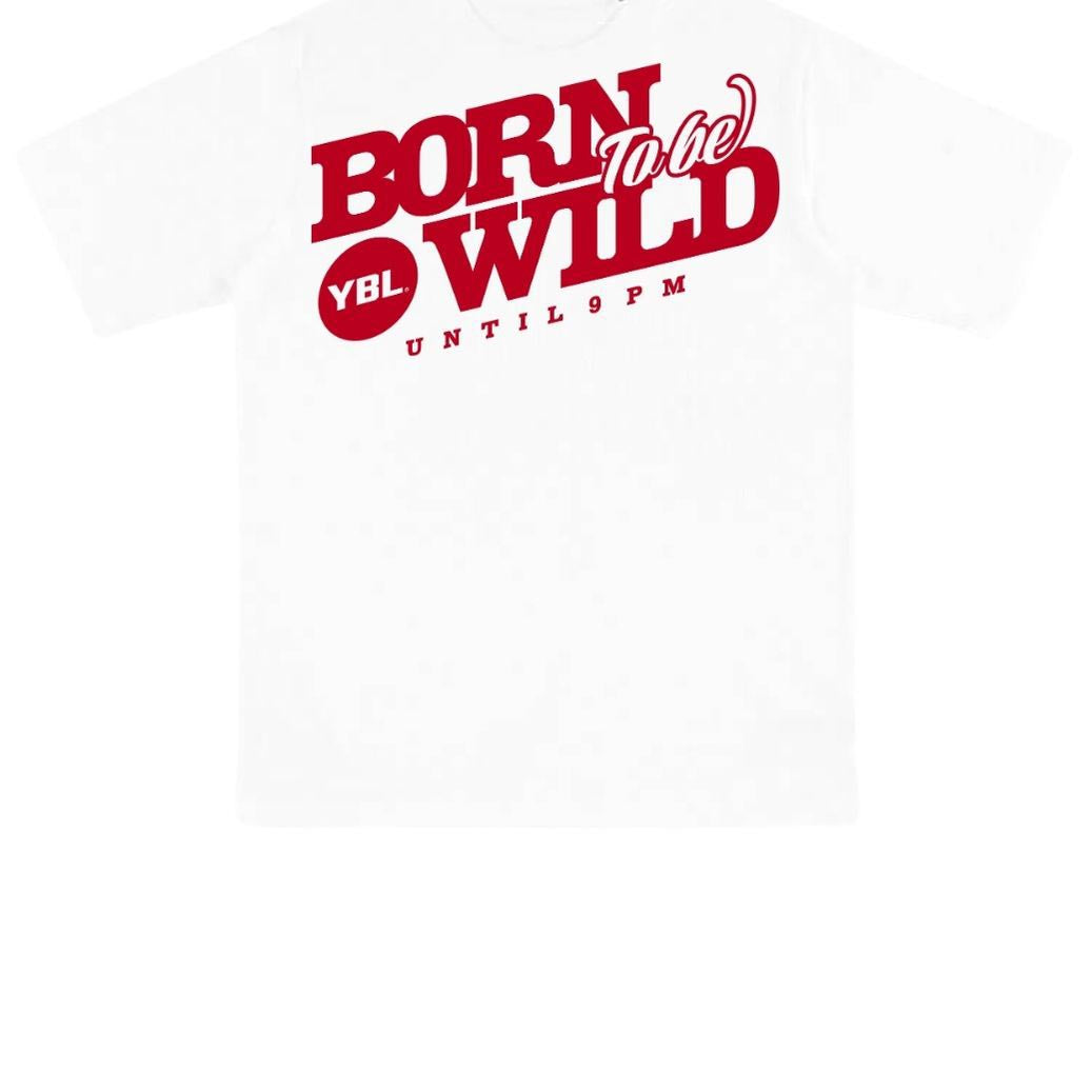 Born To Be Wild/ Free Spirit Unisex Oversized Tee in White