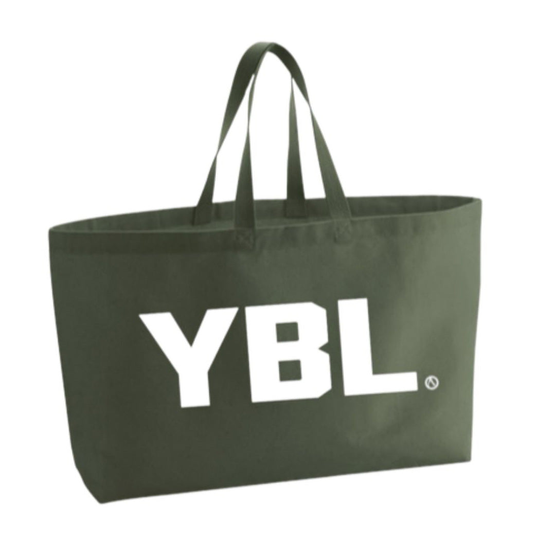 Oversized Tote Bag in Olive Green