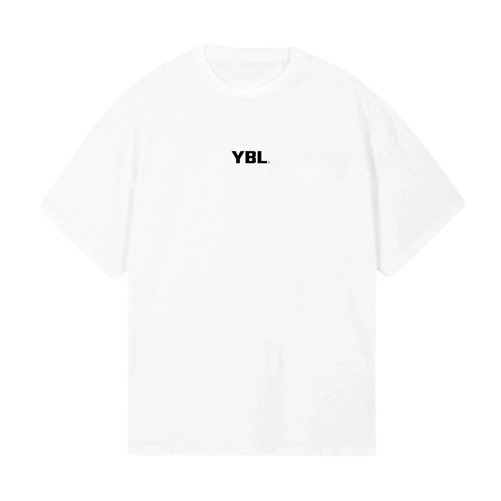 Make Dope Stuff Oversized Dropped Shoulder Tee in White