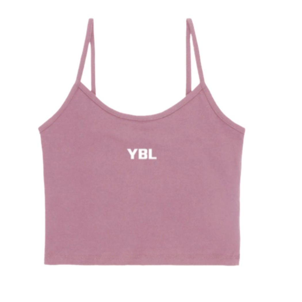 Recycled Loungewear Crop Top in Dusty Pink