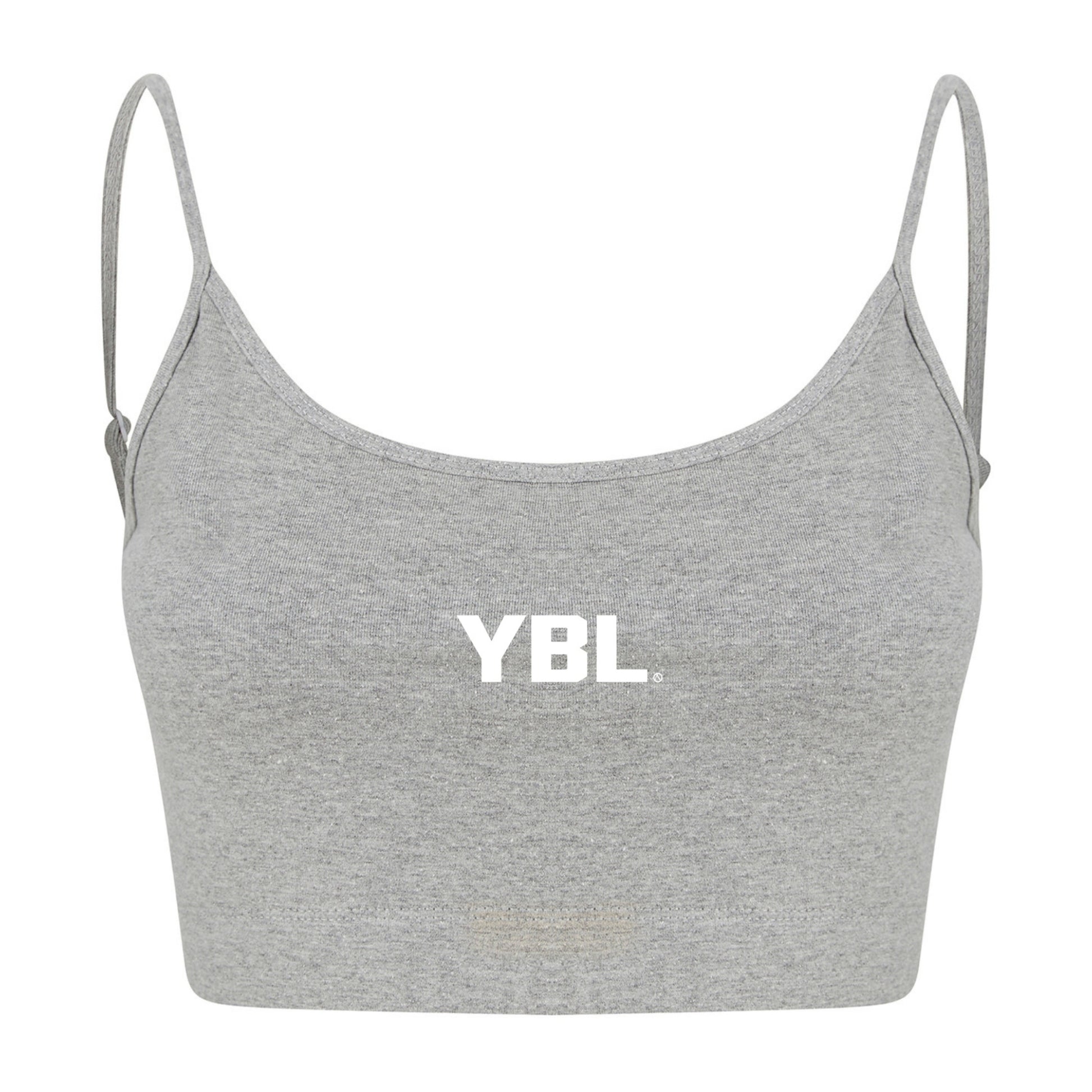 Recycled Loungewear Crop Top in Grey