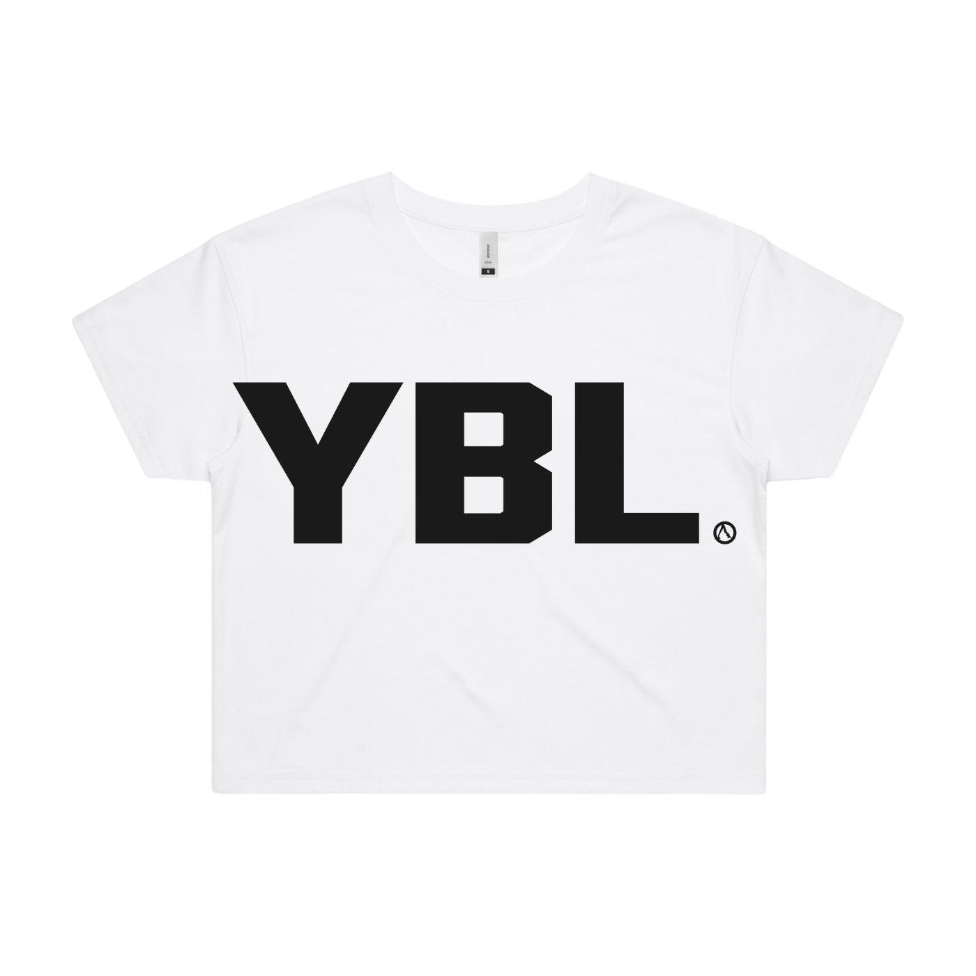 Lightweight Regular Fit Crop Tee in White