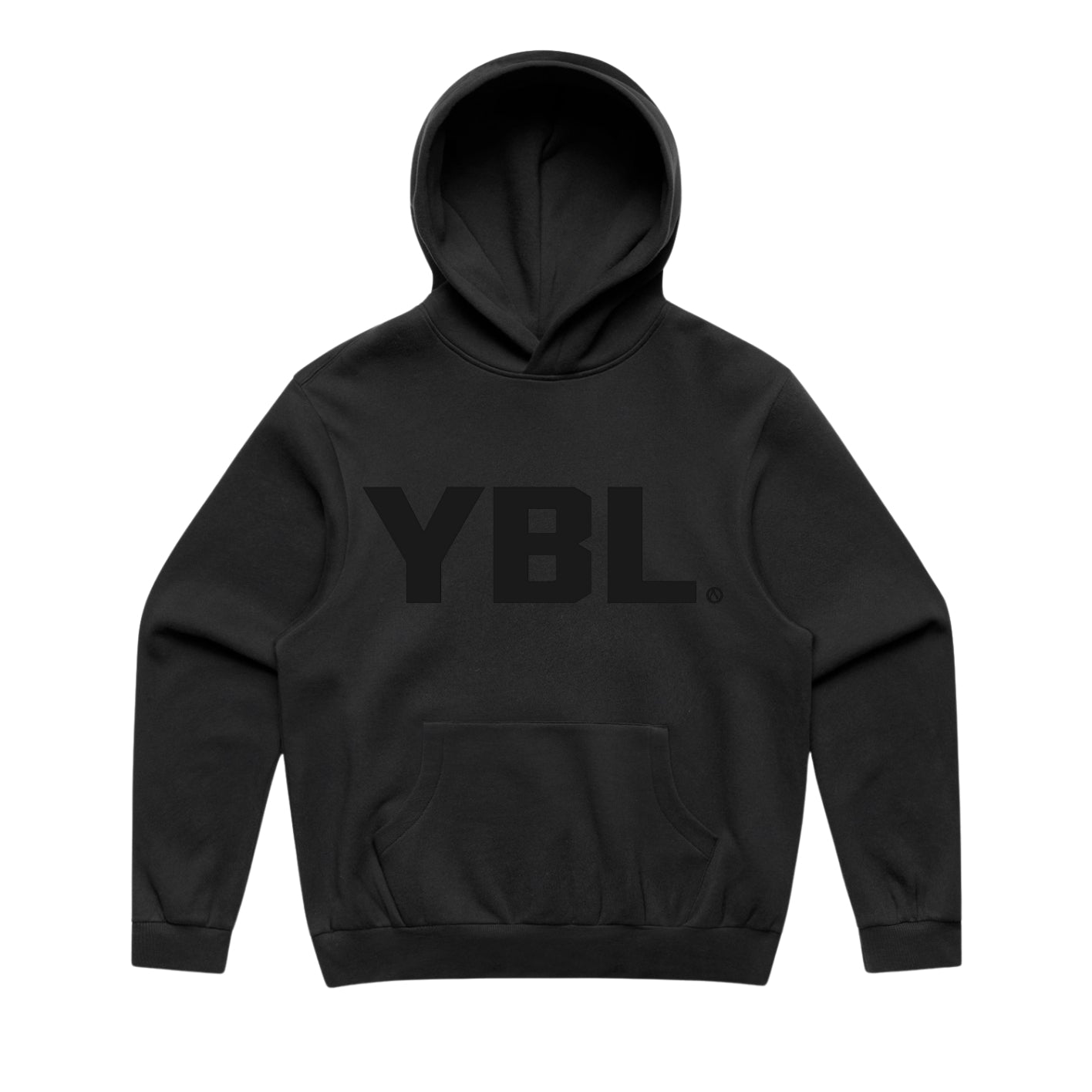 Unisex Heavyweight Oversized Hoodie in Black on Black
