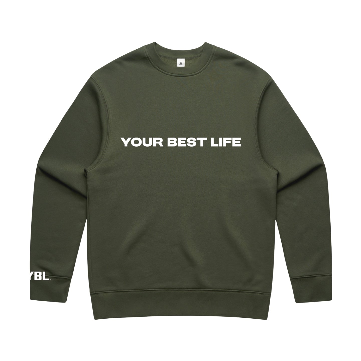 Your Best Life Unisex Relax Crew Sweat in Cypress