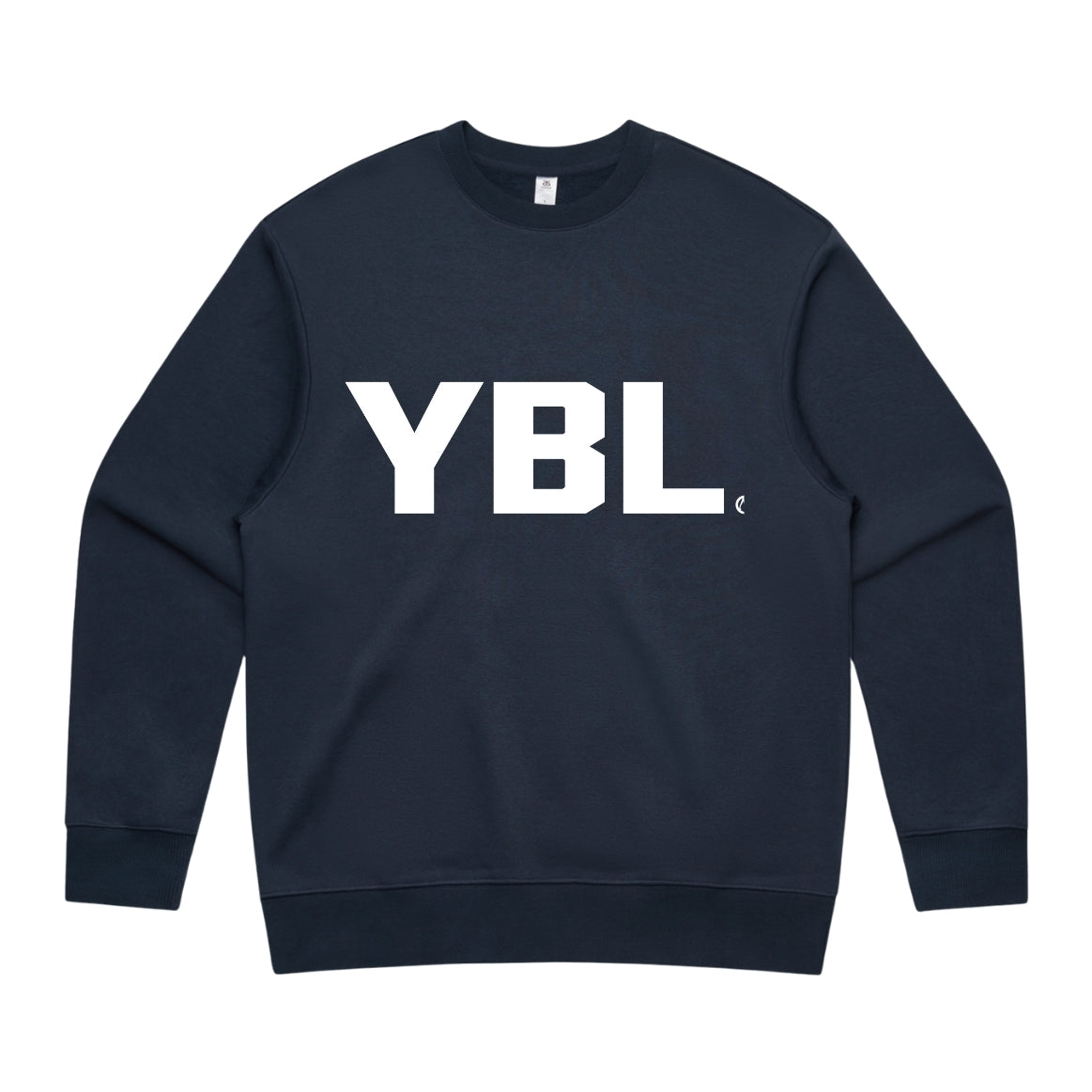 YBL Unisex Made Crew Sweat in Royal Navy