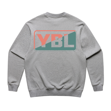 The Roadtrip Made Crew Sweat in Heather Grey