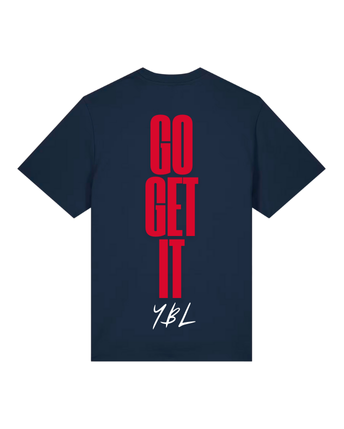 Go Get It Heavy Oversized Tee in Navy