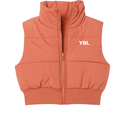 Short Gilet Inside pocket in Rose