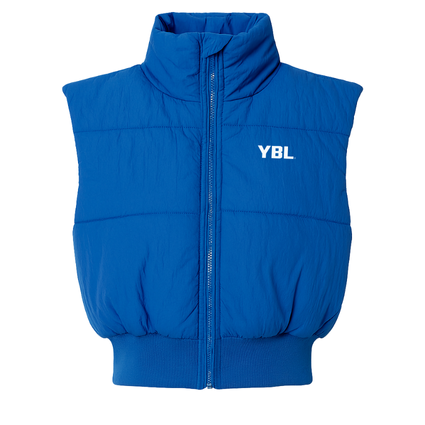 Short Gilet Inside pocket in Blue