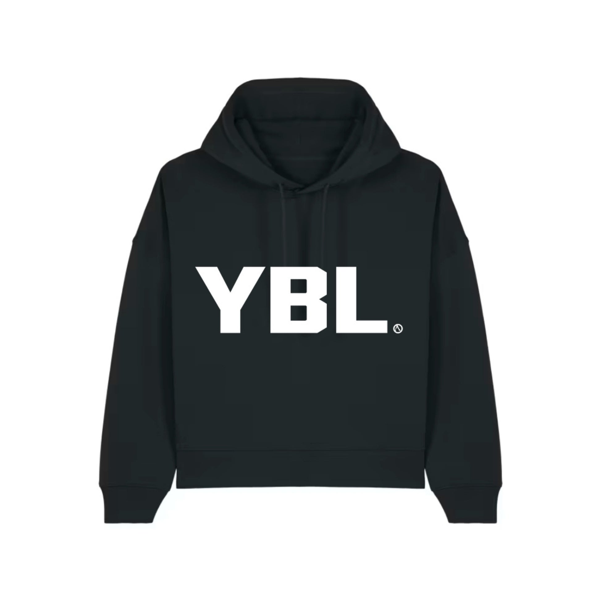 YBL Womens Fit Hoodie Sweatshirt in Black